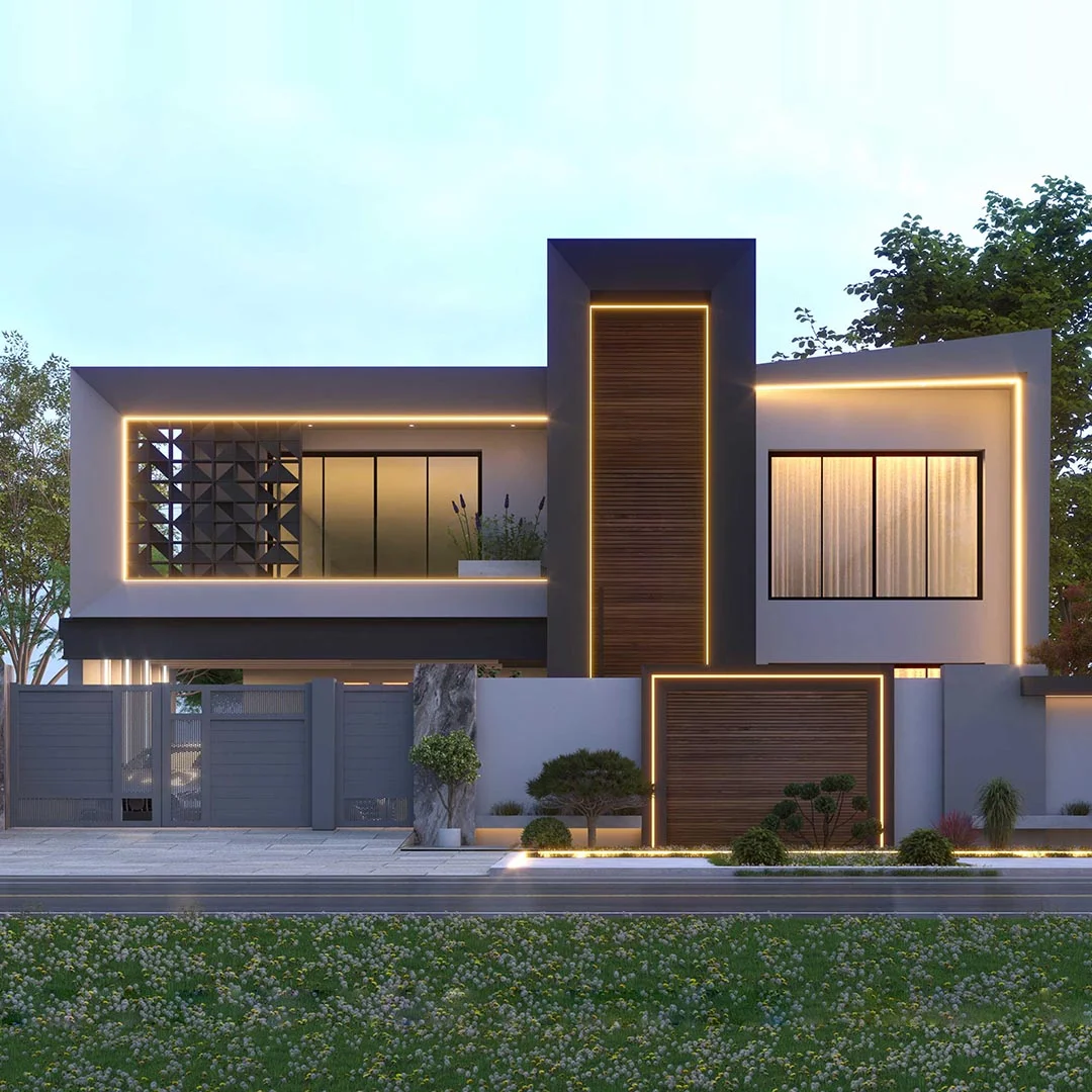 Exterior Renovation Front Elevation Upgrades