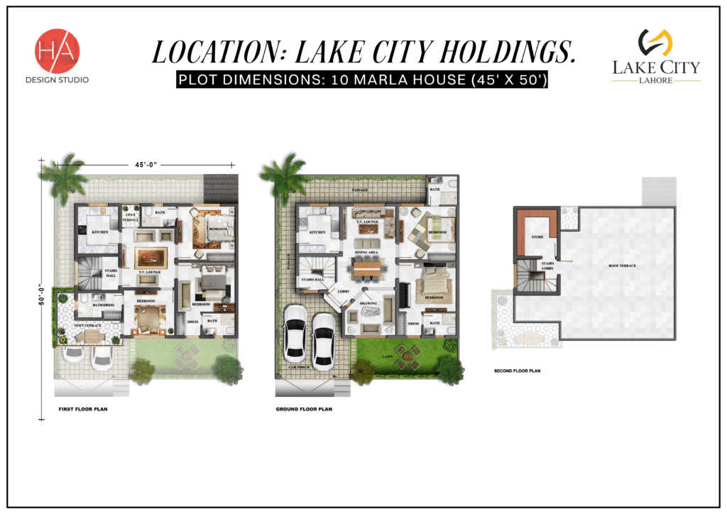 10 Marla House in lake city