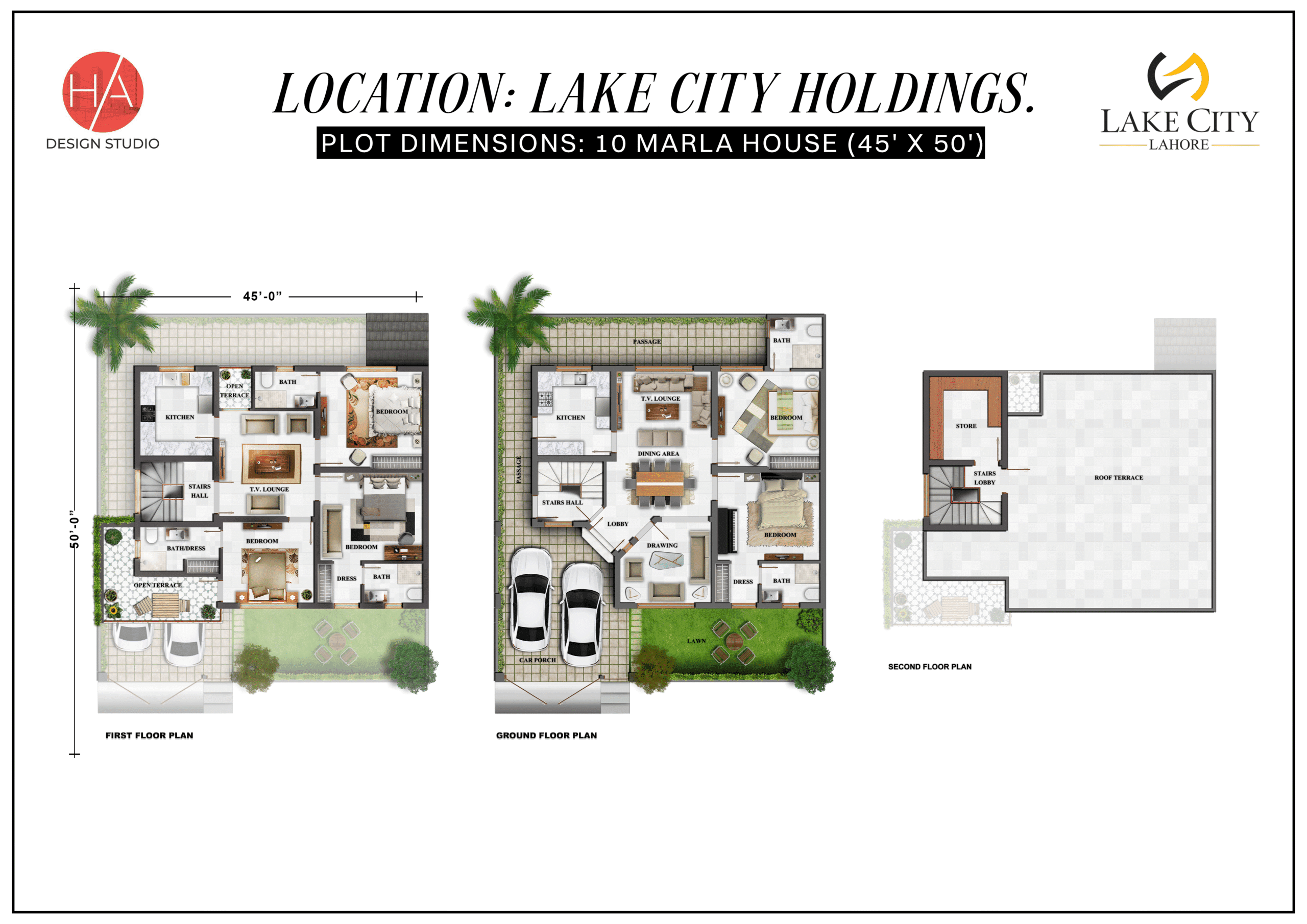 10 Marla House in lake city