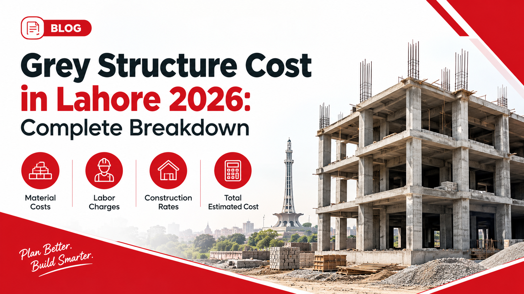 grey structure cost in lahore